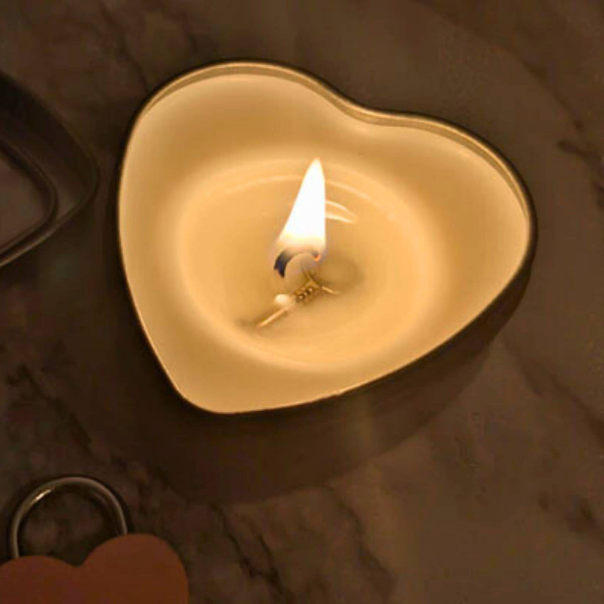 Candle with Secret Key and Lock Scavenger Box
